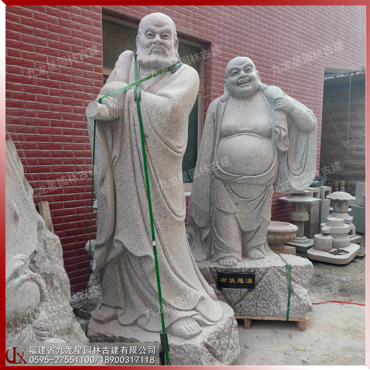 石雕過(guò)江羅漢