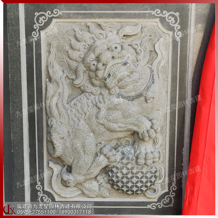 祠堂外裝浮雕圖片